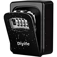 Diyife Caja Fuerte para Llaves-[Impermeable Versión ] [Montada en la pared]Exterior Llave de Combinación-Caja de Bloqueo…